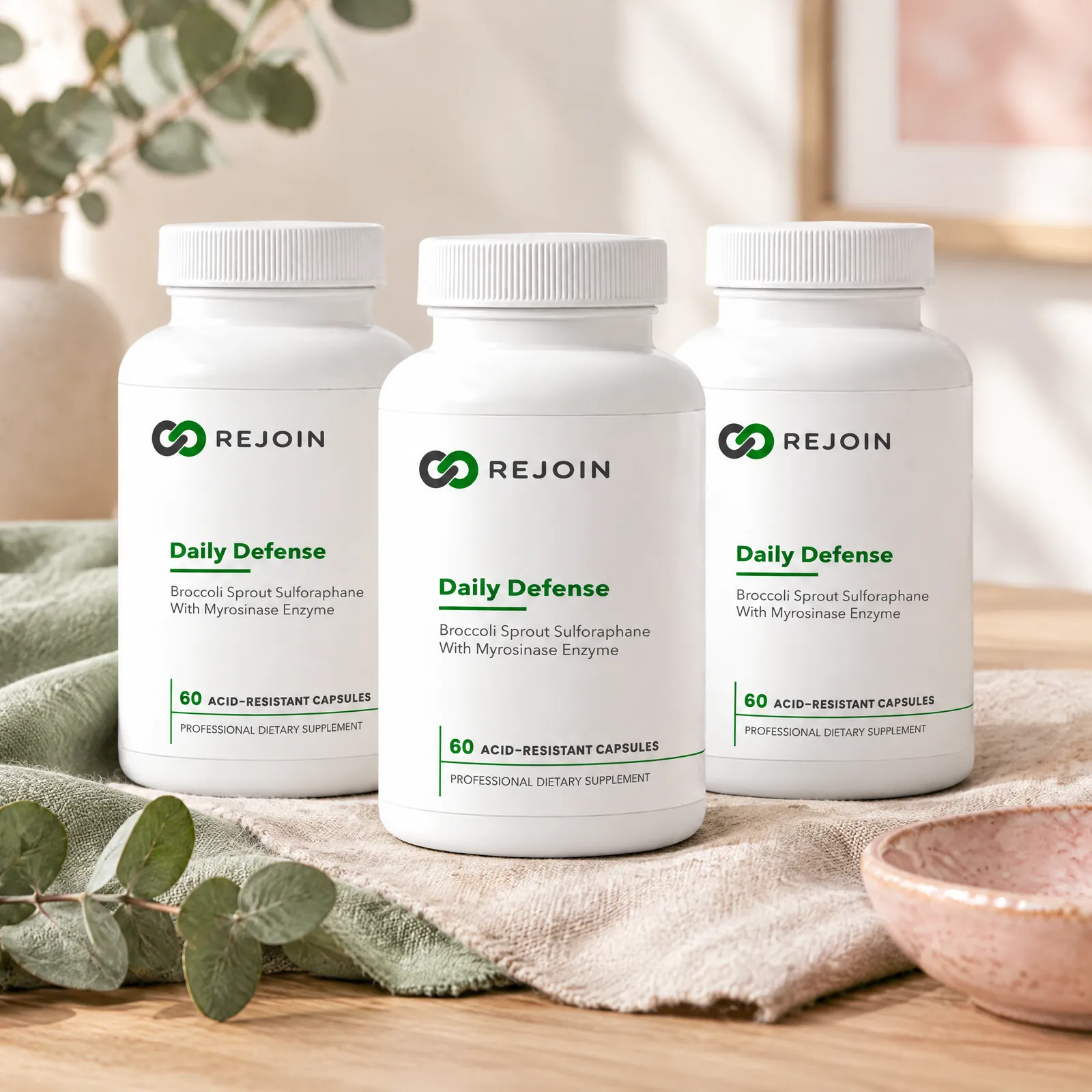 Three bottles of Rejoin Daily Defense